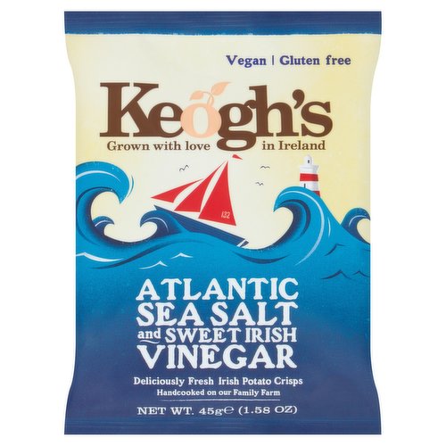 Keogh's Atlantic Sea Salt and Sweet Irish Vinegar 45g