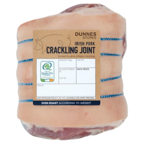 Dunnes Stores Irish Pork Crackling Joint 1 kg