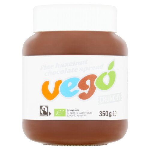 Vego Crunchy Fine Hazelnut Chocolate Spread 350g
