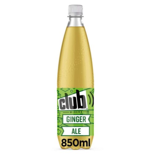 Club Mixers Ginger Ale Bottle 850ml