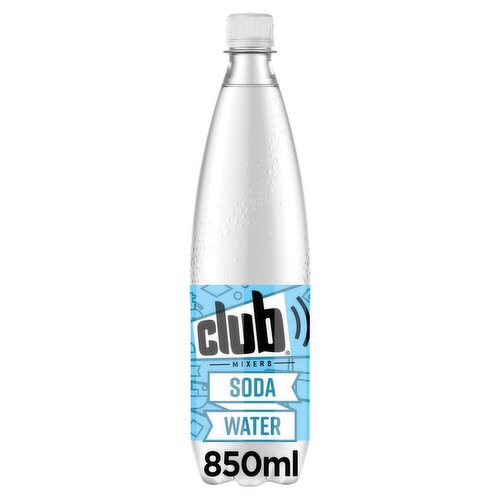 Club Mixers Soda Water Bottle 850ml