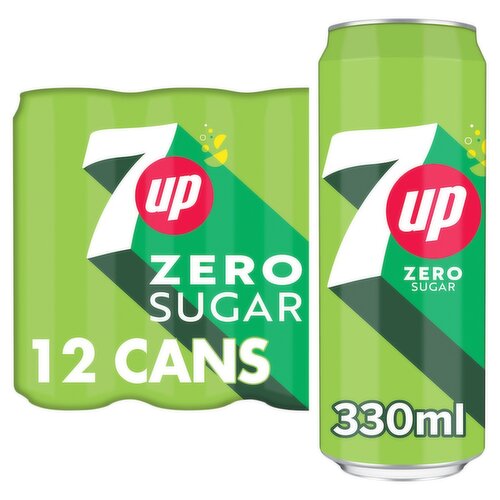 7Up Zero Sugar Can 12 x 330ml