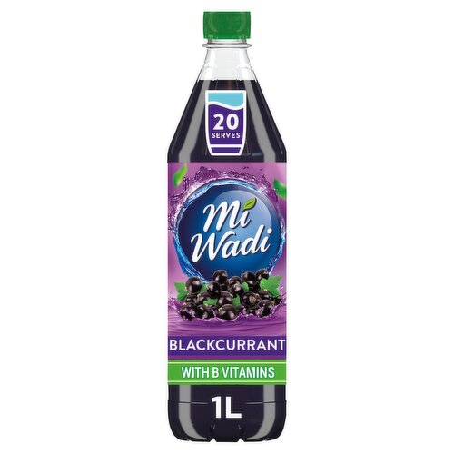 MiWadi Blackcurrant Bottle 1L