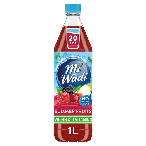 MiWadi Summer Fruits Bottle 1L