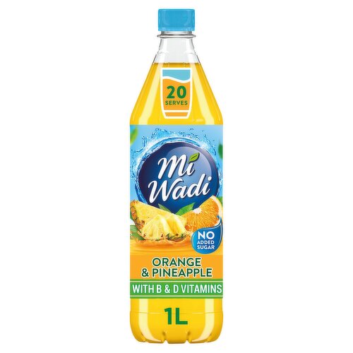 MiWadi Orange & Pineapple Bottle 1L
