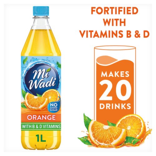 MiWadi Orange Bottle 1L
