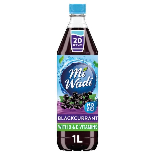 MiWadi Blackcurrant Bottle 1L