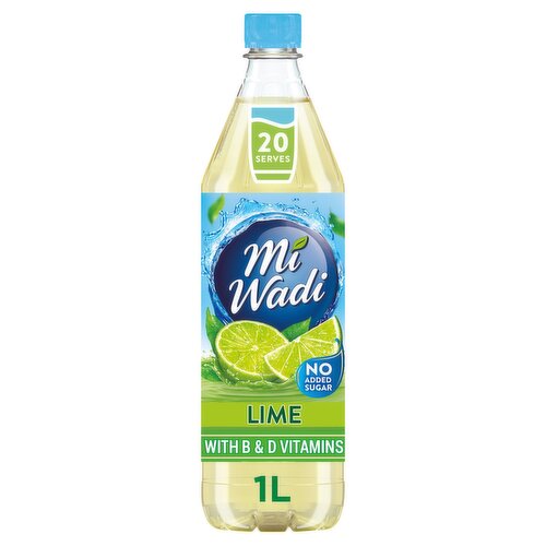 MiWadi Lime Bottle 1L