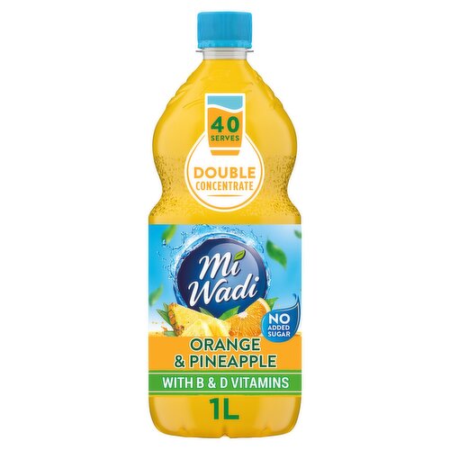 MiWadi Orange & Pineapple Bottle 1L