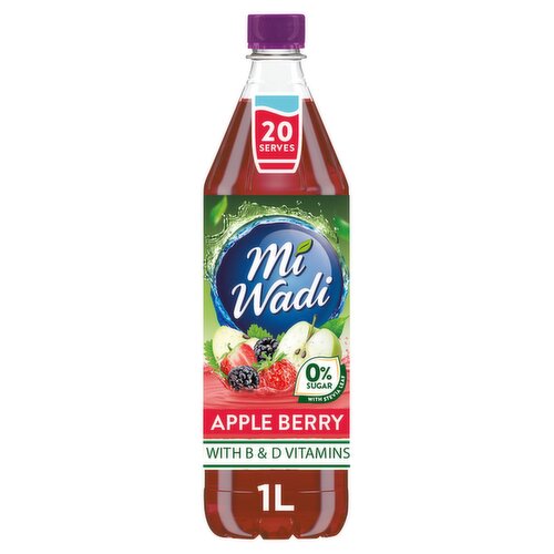 MiWadi Apple Berry Bottle 1L
