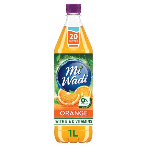 MiWadi Orange Bottle 1L