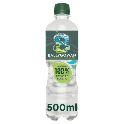 Ballygowan Sparkling Natural Mineral Water Bottle 500ml
