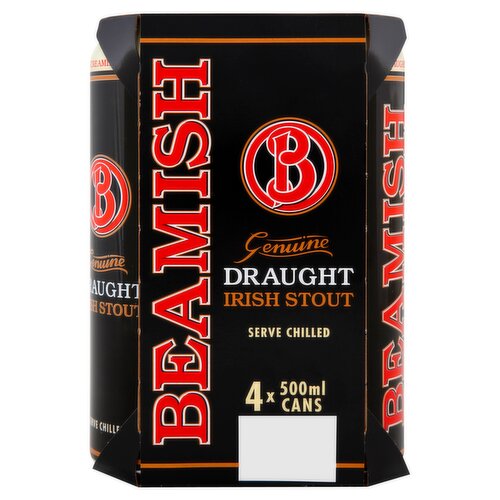 Beamish Genuine Draught Irish Stout 500ml