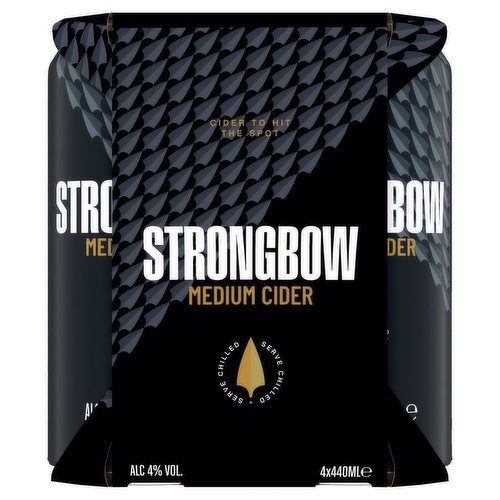 Strongbow Medium Cider 4 x 440ml