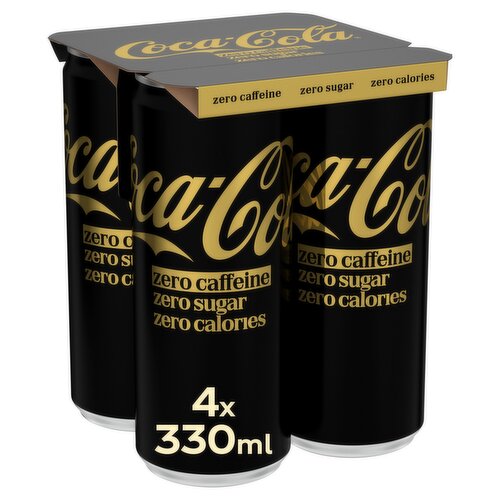 Coca-Cola Zero Sugar Zero Caffeine 4 x 330ml