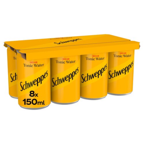 Schweppes Indian Tonic Water 8 x 150ml