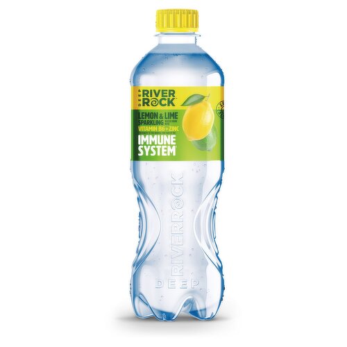 Deep RiverRock Lemon & Lime Sparkling Water Drink 500ml