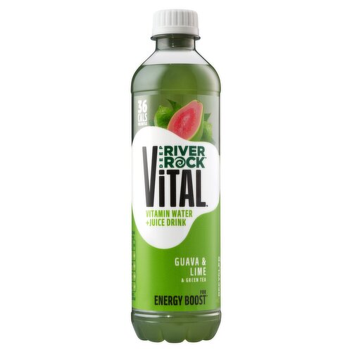 Vital Guava, Lime & Green Tea Deep River Rock 450ml