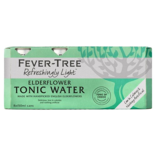 Fever-Tree Elderflower Tonic Water 8 x 150ml
