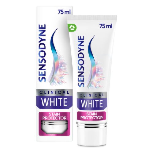 Sensodyne Clinical White Whitening Toothpaste Stain Protector 75ML