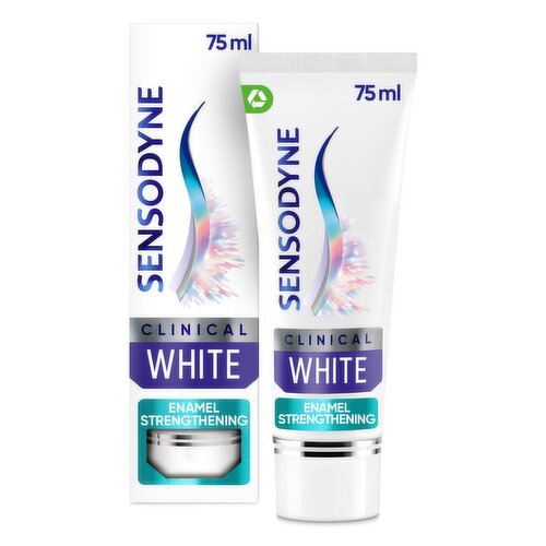 Sensodyne Clinical White Whitening Toothpaste Enamel Strengthening 75ML