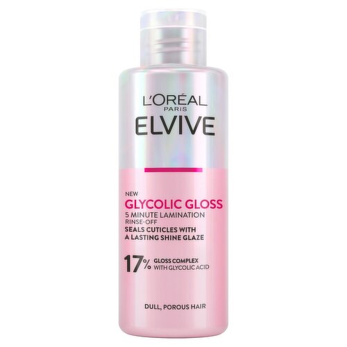 L’Oréal Paris Elvive Glycolic Gloss 5 Minute Lamination Treatment for Dull Hair 200ml