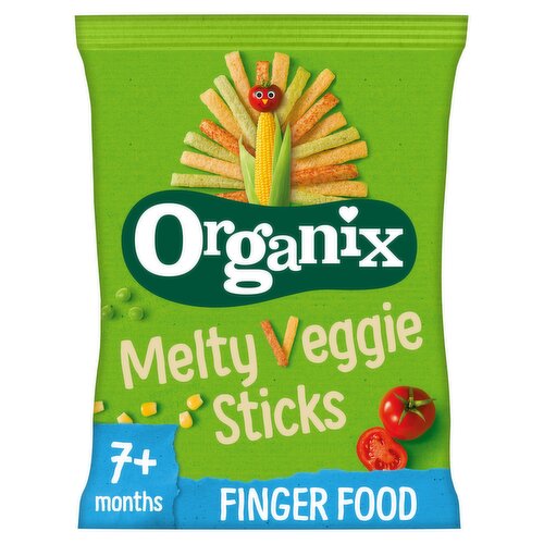 Organix Melty Veggie Sticks Organic Baby Puffs 15g 7 months+