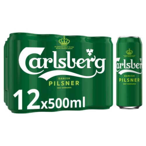 Carlsberg Danish Pilsner 12 x 500ml