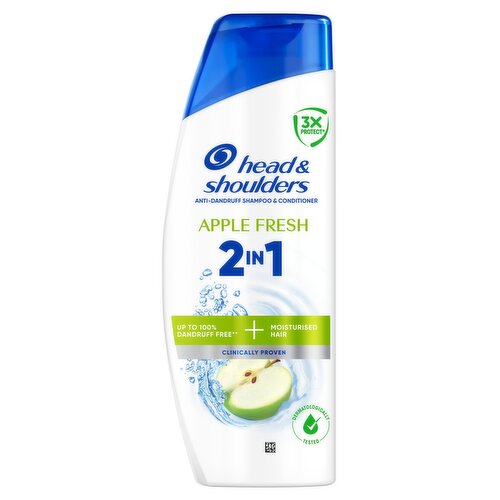 Head & Shoulders Apple Fresh 2in1 Anti-Dandruff Shampoo and Conditioner330ml