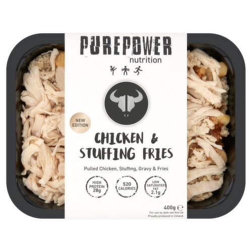 PUREPOWER Nutrition Chicken & Stuffing Fries 400g