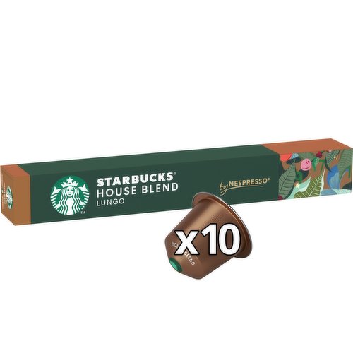 Starbucks® by Nespresso® House Blend  Coffee Pods X10