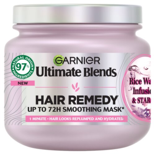 Garnier Ultimate Blends Rice Water Infusion & Starch Hair Remedy Mask 340ml
