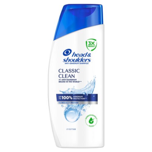 Head & Shoulders Classic Clean Anti-Dandruff Shampoo 95ml.Works against Oil and Itch