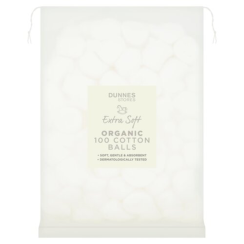 Dunnes Stores Organic 100 Cotton Balls