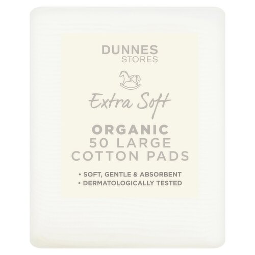 Dunnes Stores Organic 50 Large Cotton Pads
