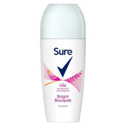 Sure Anti-Perspirant Roll On Bright Bouquet 50 ml