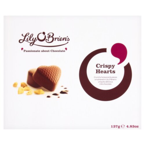 Lily O'Briens Honeycomb Crispy Heart 137g