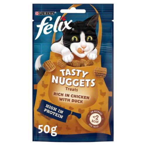 FELIX Tasty Nuggets Chicken & Duck Cat Treats 50g