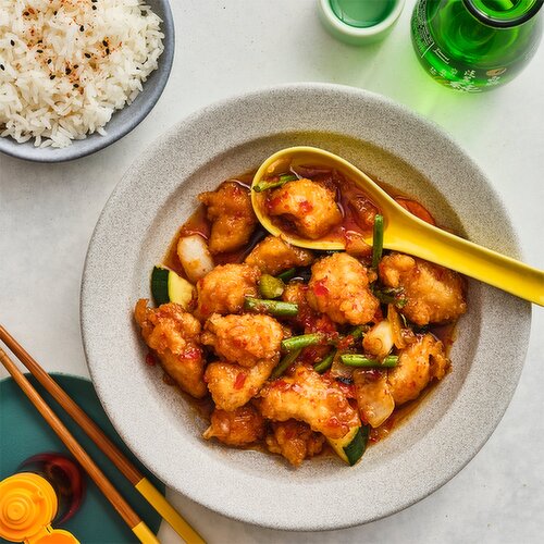 Neon Sweet Chilli Chicken & Steamed Rice 450g