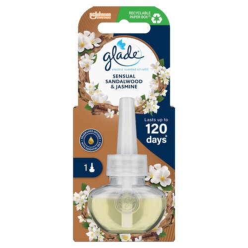 Glade Electric Scented Oil Plug In Refill Sandalwood & Jasmine 20ml
