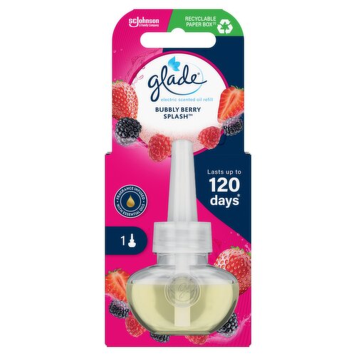Glade Electric Scented Oil Plug In Refill Bubbly Berry Splash 20ml
