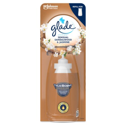 Glade Sense & Spray Air Freshener Refill Sandalwood & Jasmine 18ml