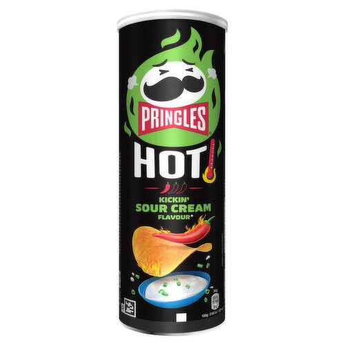 Pringles Hot Kickin’ Sour Cream flavour 160g