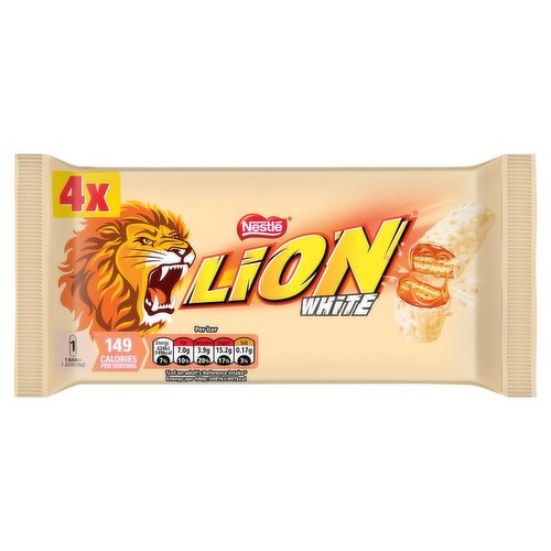Lion White Snack Size 4 Pack Multipack 120g