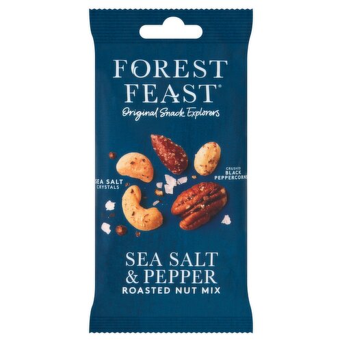 Forest Feast Sea Salt & Pepper Roasted Nut Mix 40g