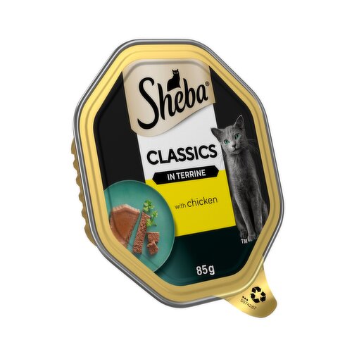 SHEBA® Classics Adult Cat Food with Chicken in Terrine 85g Tray