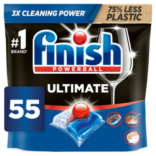 Finish Ultimate All In One Dishwasher Tablets Fresh - 55 Tabs