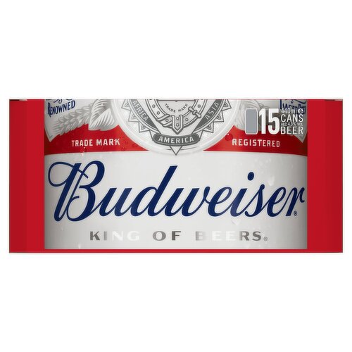 Budweiser Beer 15 x 440ml
