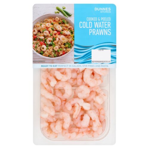Dunnes Stores Cooked & Peeled Cold Water Prawns 120g