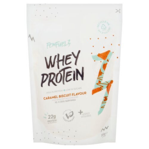 Femfuelz Whey Protein Caramel Biscuit Flavour 300g
